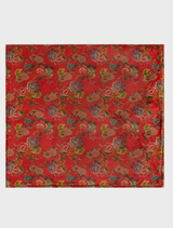 Laurel Canyon blanket adorned with a beautiful Ryuu flower pattern, offering comfort and elegance for any setting.