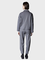 Cuff cargo trousers in sage green, designed with pockets and a comfortable fit for versatile styling.
