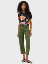 Orlaya short sleeve crew neck tee by Janie Favorite, showcasing a relaxed fit and versatile design for casual looks.