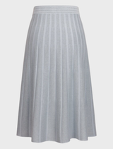 Elegant floral-patterned midi skirt by IVKO Woman, made from a comfortable viscose-cotton blend with soft pleats.