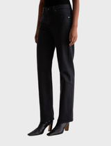 Brinley Jean in Super Black, offering a contemporary look with a flattering fit for everyday wear.