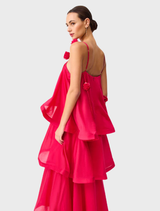 The Thalia Gown in Cersie offers a chic silhouette with beautiful detailing, suitable for elegant gatherings.