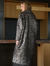 Thanks Gorgeous pewter coat, designed with a sophisticated look and tailored fit for a fashionable appearance.