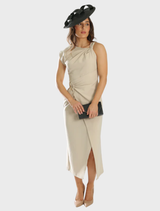 Elegant black fascinator hat with decorative feathers and netting, perfect for formal events or special occasions.