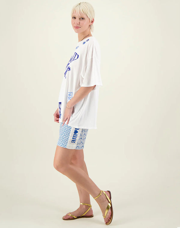 Angelina  Oversized T-Shirt  - Amour White