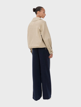A pair of navy blue Utopiamd pants, emphasizing a modern style suitable for everyday use.