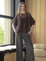 Walk and Talk Trouser in Gravel color, featuring a relaxed fit and versatile design suitable for casual or professional wear.