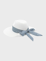 Archer Short-Back Fedora in white, a chic accessory that complements both casual and formal outfits.