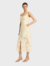 Buttermilk Colette Dress, featuring a stylish cut and soft texture, perfect for dressing up or down for any occasion.