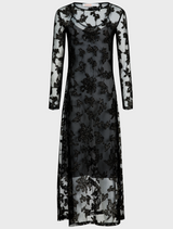 A black lace dress for the women
