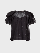 A fashionable black top 
