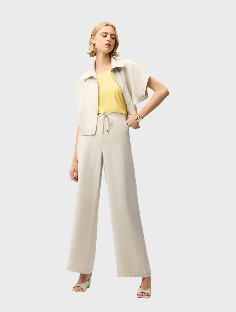 Zipper front jacket in moonstone color, featuring a sleek design and modern silhouette for a stylish look.