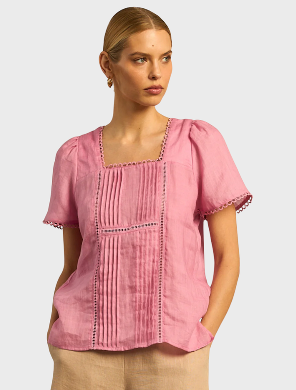  Yonder Top - Floss, a stylish top featuring a unique design, perfect for casual or dressy occasions.