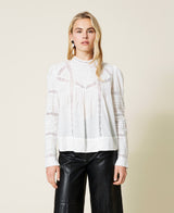 Twinset - Lace blouse long sleeve