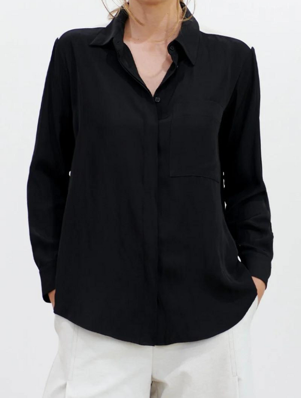 Single Pocket Shirt - Black