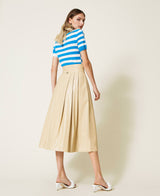 Twinset - Leather Midi Skirt