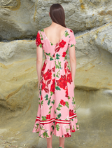 Marilyn Monrose Dress - Pink Floral