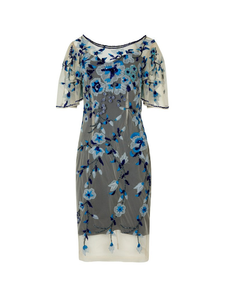 Diamond in the Love Dress - Blue Floral