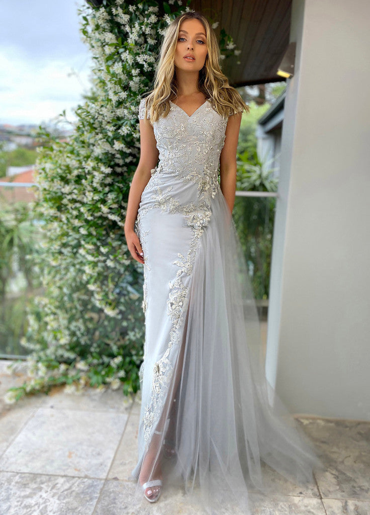 Jadore JX5004 Gown - Silver