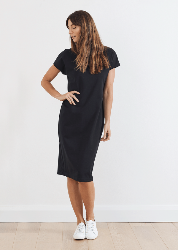 Mela Purdie Shell Dress Black – Mariko Boutique