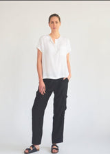 Mela Purdie Soft Cargo Pant Black. Women's Bottoms & Trousers Australia