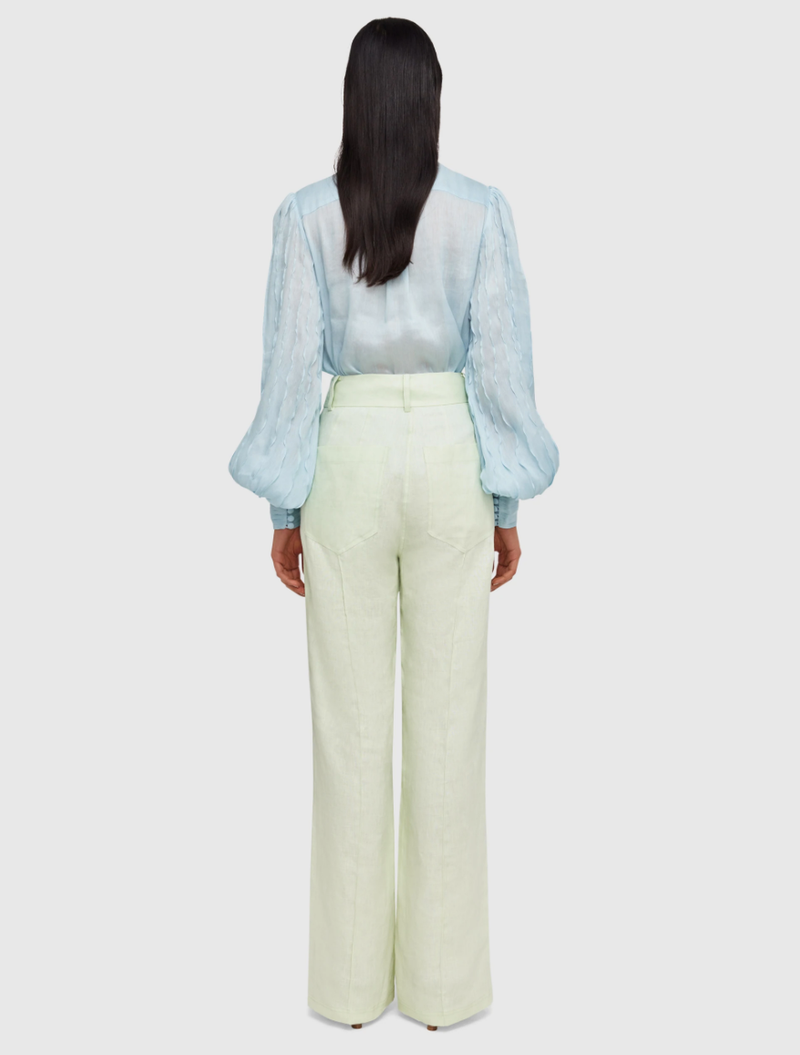 Derby High Waisted Pant - Pistachio