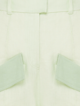 Derby High Waisted Pant - Pistachio
