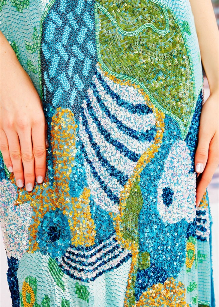 Trelise Cooper Slip Away With Me Dress Aqua – Mariko Boutique