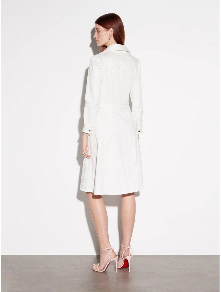 Leona Shirt Dress - Ivory