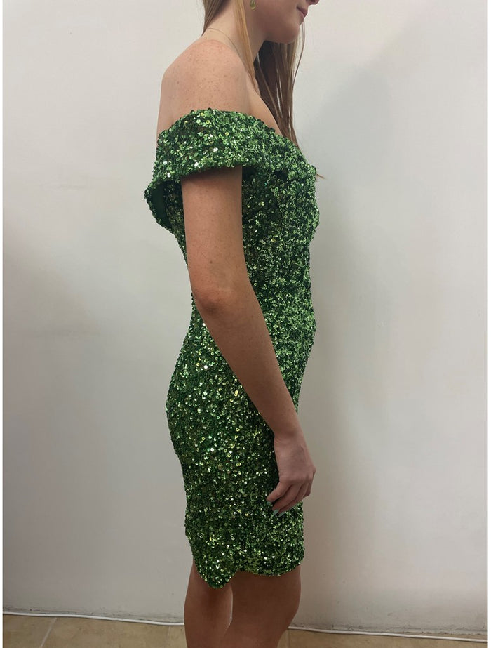 Mirella Mini Dress - Green Mariko Boutique Mirella Mini Dress - Green Mariko Boutique