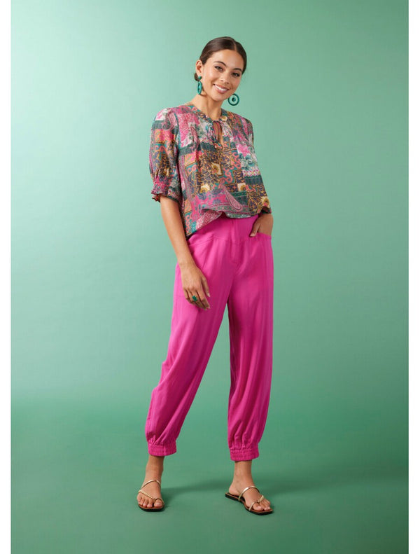 Rhodes Pant - Fuschia